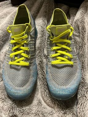 Nike Teal and green Athletic Cleats